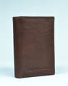 Britian - Men’s Original Leather Tri-Fold Wallet - Dark Brown - Thumbnail 3