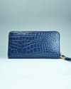 Lyra - Women’s Original Leather Wallet - Blue - Thumbnail 5