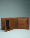 Chester - Men’s Original Leather Wallet (With 10 Card Slots) - Tan - Thumbnail 4