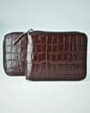 Luxury Series Men’s Original Leather Wallet (Cherry) - Thumbnail 5