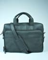 Vintage Series - 100% Original Leather (Laptop Bag) - Black - Thumbnail 1