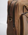 Crown Edition - Men's Executive 100% Original Leather Large Briefcase - Luxury Brown - Thumbnail 5