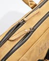 Crown Edition - Men's Executive 100% Original Leather Large Briefcase - Tan - Thumbnail 4