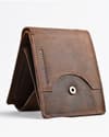 Derby - Men’s Original Leather Wallet (Rugged Series) - Brown - Thumbnail 6