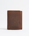 Dublin - Men’s Original Leather Trifold Wallet (Rugged Series) - Brown - Thumbnail 1