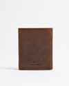 Dublin - Men’s Original Leather Trifold Wallet (Rugged Series) - Brown - Thumbnail 3