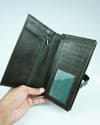 Lily - Women’s Original Leather Wallet - Green - Thumbnail 1