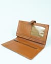 Lily - Women’s Original Leather Wallet - Tan - Thumbnail 4