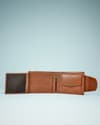 Derby - Men’s Original Leather Wallet (Cognac) - Thumbnail 4