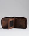 Tokyo Men’s Original Leather Wallet - (Rugged Series) - Brown - Thumbnail 2