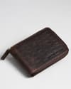 Tokyo Men’s Original Leather Wallet - (Rugged Series) - Croco Vintage Brown - Thumbnail 1