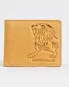 Cambridge (Limited Edition) Men’s Original Leather Wallet - Rugged Tan - Lion - Thumbnail 1