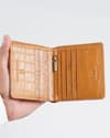 Aubrey - Men’s Original Leather Wallet (Executive Series) - Croco Almond Brown - Thumbnail 7