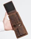 Cambridge (Limited Edition) Men’s Original Leather Wallet - Rugged Brown - Bike - Thumbnail 3