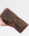 Cambridge (Limited Edition) Men’s Original Leather Wallet - Rugged Brown - Eagle - Thumbnail 3