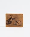 Cambridge (Limited Edition) Men’s Original Leather Wallet - Rugged Tan - Bike - Thumbnail 3