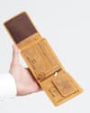 Cambridge (Limited Edition) Men’s Original Leather Wallet - Rugged Tan - Eagle - Thumbnail 5