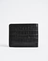 Heritage (Sleek Series) - Men’s Original Leather Wallet - Croco Black - Thumbnail 5
