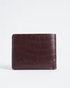 Heritage (Sleek Series) - Men’s Original Leather Wallet - Croco Cherry - Thumbnail 6