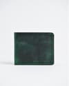 Heritage (Sleek Series) - Men’s Original Leather Wallet - Green - Thumbnail 4