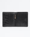 Aubrey - Men’s Original Leather Wallet (Executive Series) - Croco Black - Thumbnail 1