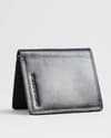 Aubrey - Men’s Original Leather Wallet (Executive Series) - Jet Black - Thumbnail 7