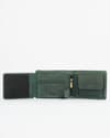 Cambridge (Limited Edition) Men’s Original Leather Wallet - (Rugged Green) - Lion - Thumbnail 5