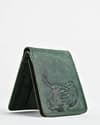 Cambridge (Limited Edition) Men’s Original Leather Wallet - (Rugged Green) - Lion - Thumbnail 9
