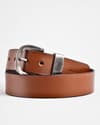 Jordan Men's Original Leather Belt  (Tan) - 28-44 - Thumbnail 2