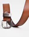 Jordan Men's Original Leather Belt  (Tan) - 28-44 - Thumbnail 3
