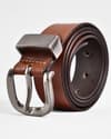 Jordan Men's Original Leather Belt  (Tan) - 28-44 - Thumbnail 4