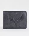 Cambridge (Limited Edition) Men’s Original Leather Wallet - Rugged Blue - Eagle - Thumbnail 1