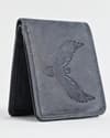 Cambridge (Limited Edition) Men’s Original Leather Wallet - Rugged Blue - Eagle - Thumbnail 6