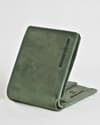 Cambridge - Men’s Original Leather Wallet (Rugged Series) - Green - Thumbnail 1