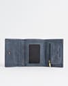 Dublin - Men’s Original Leather Trifold Wallet (Rugged Series) - Blue - Thumbnail 2