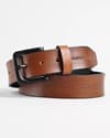 Frankfurt - Men's Original Leather Belt  (Tan) - 28-44 - Thumbnail 1