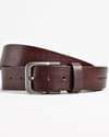 Maverick - Men's Original Leather Belt  (Burgundy) - 40 - Thumbnail 2