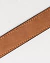 Sydney- Men's Original Leather Belt  (Suede Tan) - 30 - Thumbnail 4