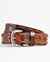 Great Britain - Men's Original Leather Belt  (Vintage Tan) - 30 - Thumbnail 1