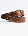Great Britain - Men's Original Leather Belt  (Vintage Tan) - 28-44 - Thumbnail 1