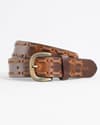 Great Britain - Men's Original Leather Belt  (Vintage Tan) - 28-44 - Thumbnail 3