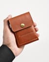 Milton - Men’s Original Leather Minimalist Wallet (Luxury Tan) - Thumbnail 5