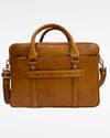 Executive Men's Original Leather Briefcase (Brown) - Thumbnail 3