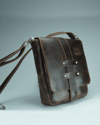 Bentley Original Leather Sling Messenger Bag (Multipurpose Bag) - Thumbnail 4