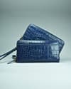 Mia - Women’s Original Leather Wallet (Premium Blue) - Thumbnail 1