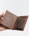 Hyde Men’s Original Leather Wallet (Rugged Brown) - Thumbnail 2