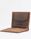 Hyde Men’s Original Leather Wallet (Rugged Brown) - Thumbnail 4