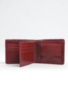 Hudson Men’s Original Leather Wallet (Brown & Cherry Blend) - Thumbnail 3