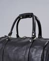 Weekender Duffle  - Original Leather Travel Bag (Black) - Thumbnail 5
