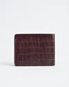 Berlin (Sleek Series) - Men’s Original Leather Wallet (Croco Cherry) - Thumbnail 10